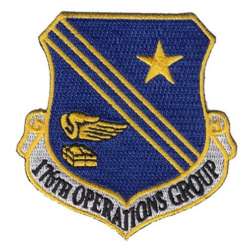 176 OG ANG Alaska Air National Guard U.S. Air Force Custom Patches