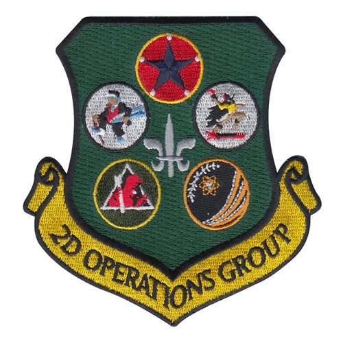 2 OG Barksdale AFB, LA U.S. Air Force Custom Patches