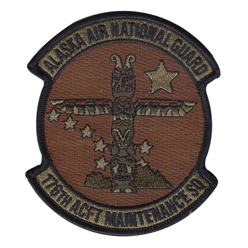 176 AMXS ANG Alaska Air National Guard U.S. Air Force Custom Patches