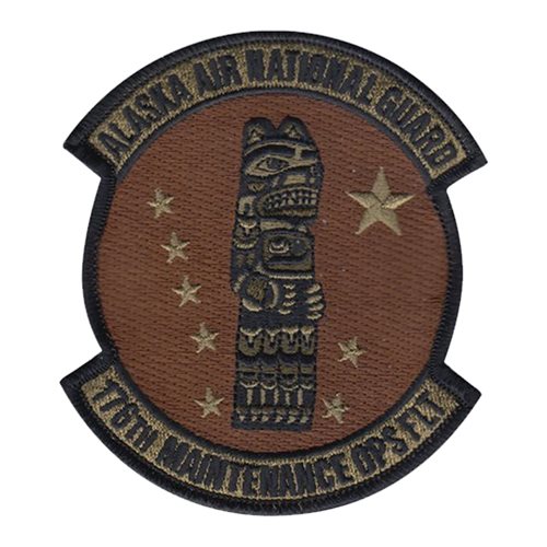 176 MOF ANG Alaska Air National Guard U.S. Air Force Custom Patches