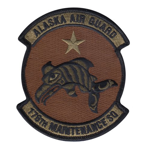 176 MXS ANG Alaska Air National Guard U.S. Air Force Custom Patches