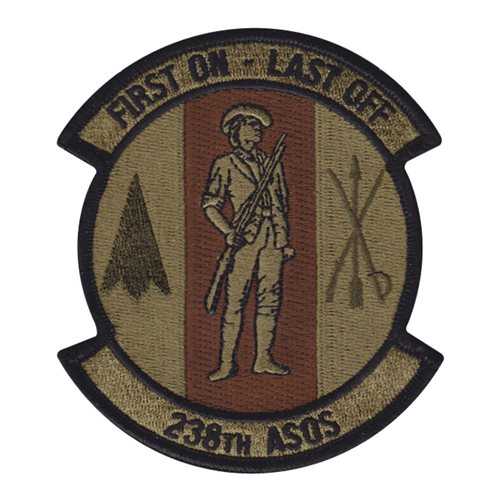238 ASOS ANG Mississippi Air National Guard U.S. Air Force Custom Patches