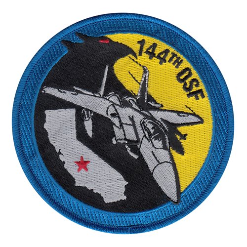144 OSF ANG California Air National Guard U.S. Air Force Custom Patches