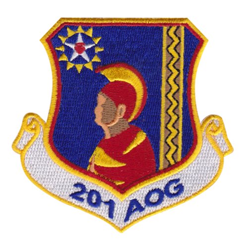  201 AOG ANG Hawaii Air National Guard U.S. Air Force Custom Patches