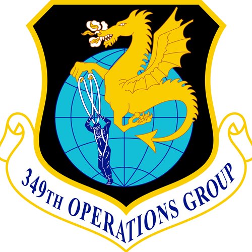 349 OG Travis AFB U.S. Air Force Custom Patches