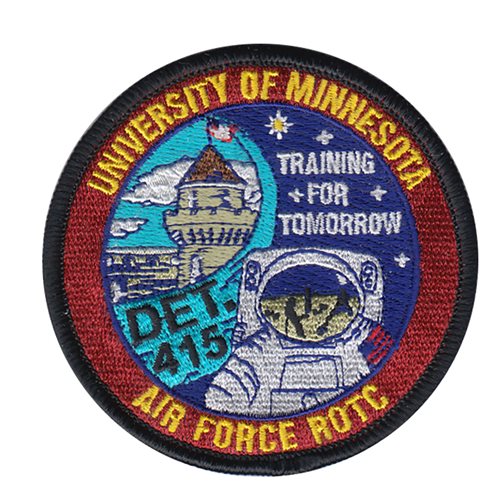 AFROTC Det 415 University of Minnesota Air Force ROTC ROTC and College Patches Custom Patches