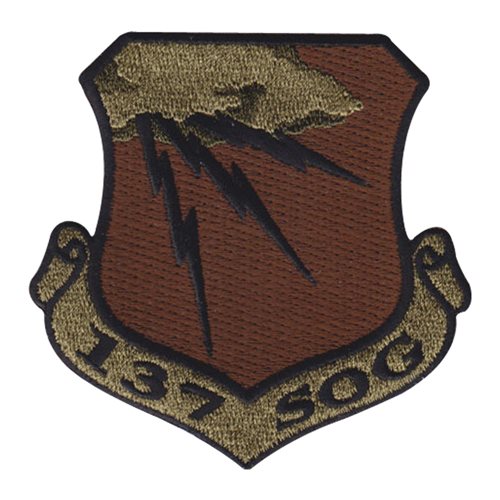 137 SOG ANG Oklahoma Air National Guard U.S. Air Force Custom Patches