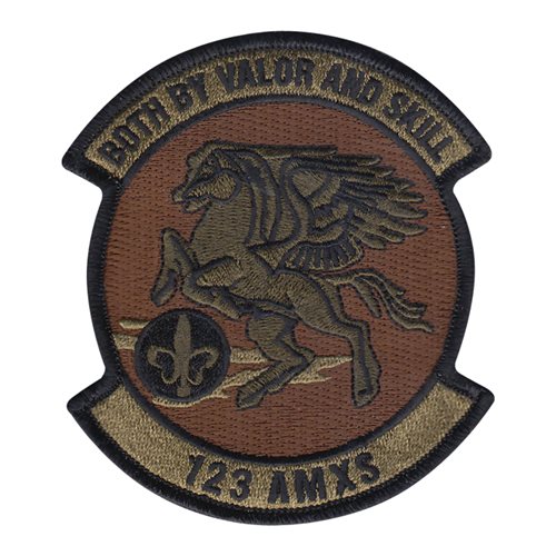 123 AMXS ANG Kentucky Air National Guard U.S. Air Force Custom Patches