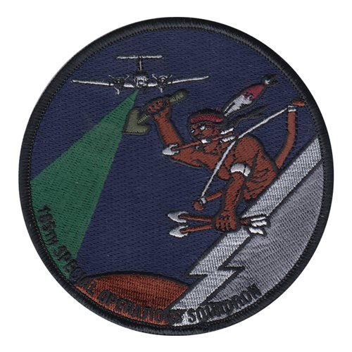 185 SOS ANG Oklahoma Air National Guard U.S. Air Force Custom Patches