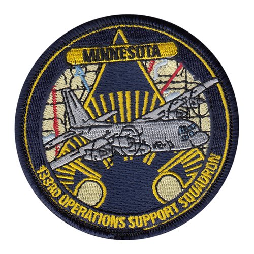 133 OSS ANG West Virginia Air National Guard U.S. Air Force Custom Patches