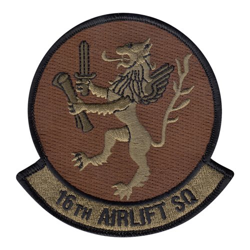 16 AS Charleston AFB U.S. Air Force Custom Patches