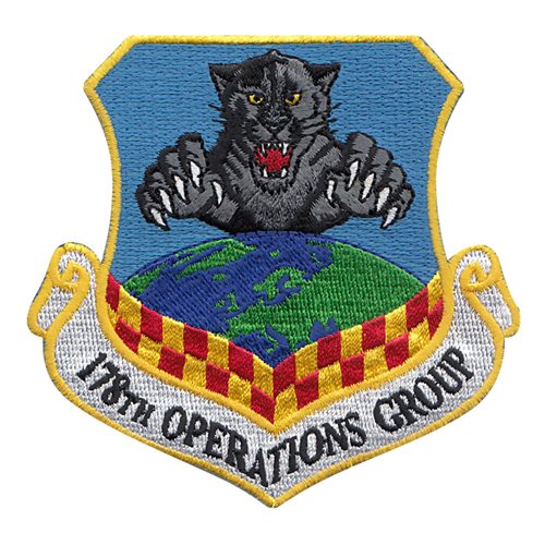 178 OG ANG Ohio Air National Guard U.S. Air Force Custom Patches