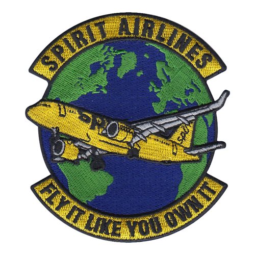 Spirit Airlines Civilian Custom Patches