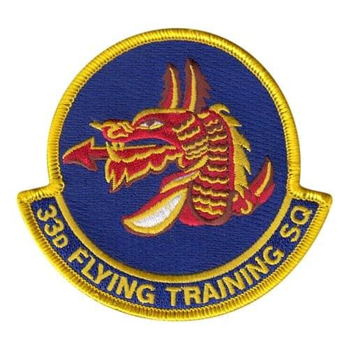 33 FTS Vance AFB U.S. Air Force Custom Patches