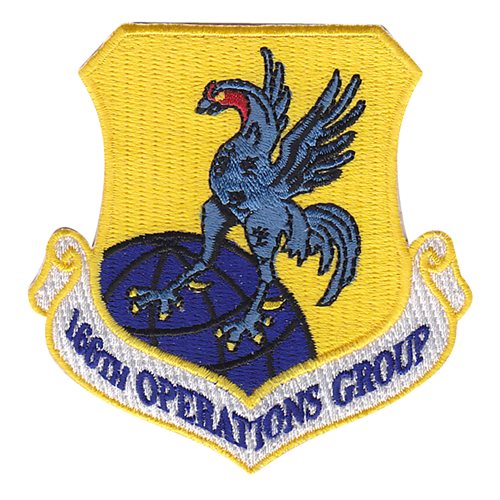 166 OG ANG Delaware Air National Guard U.S. Air Force Custom Patches