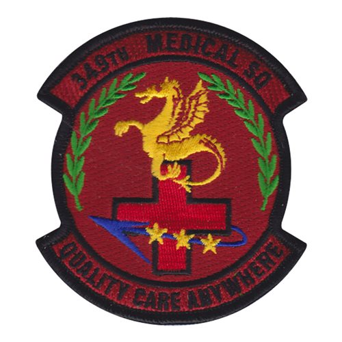 349 MDS Travis AFB U.S. Air Force Custom Patches