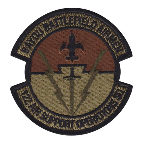 122 ASOS ANG Louisiana Air National Guard U.S. Air Force Custom Patches