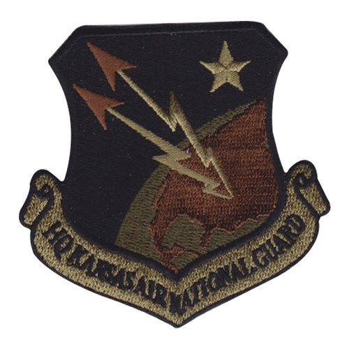 HQ Kansas ANG Kansas Air National Guard U.S. Air Force Custom Patches