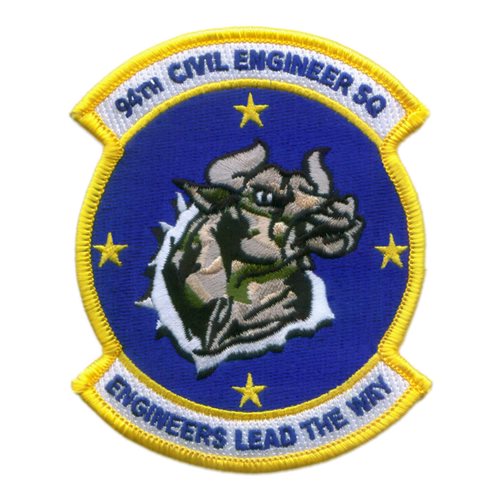 94 CES Dobbins ARB U.S. Air Force Custom Patches