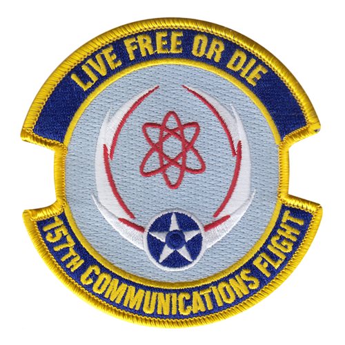 157 CF ANG New Hampshire Air National Guard U.S. Air Force Custom Patches