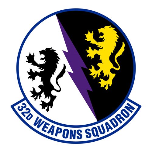 32 WPS Nellis AFB U.S. Air Force Custom Patches