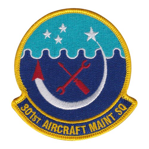 301 AMXS NAS Fort Worth JRB U.S. Navy Custom Patches