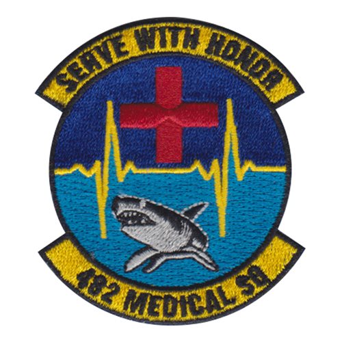 482 MDS Homestead ARB, FL U.S. Air Force Custom Patches