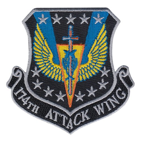 174 ATKW ANG New York Air National Guard U.S. Air Force Custom Patches