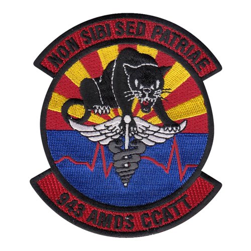 943 AMDS Davis-Monthan AFB U.S. Air Force Custom Patches