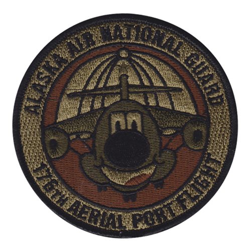 176 APF ANG Alaska Air National Guard U.S. Air Force Custom Patches