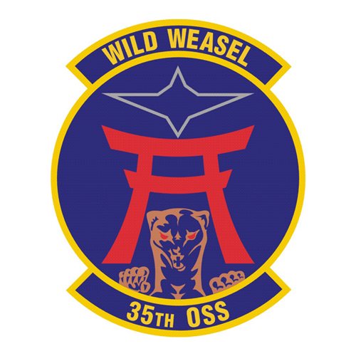 35 OSS Misawa AB U.S. Air Force Custom Patches
