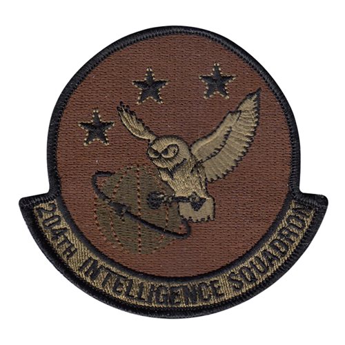 204 IS ANG New Jersey Air National Guard U.S. Air Force Custom Patches