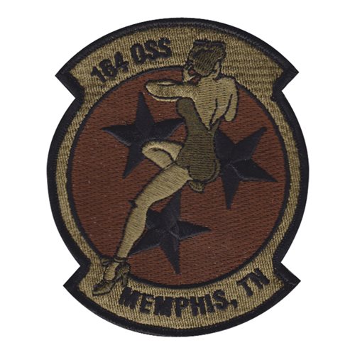 164 OSS ANG Tennessee Air National Guard U.S. Air Force Custom Patches