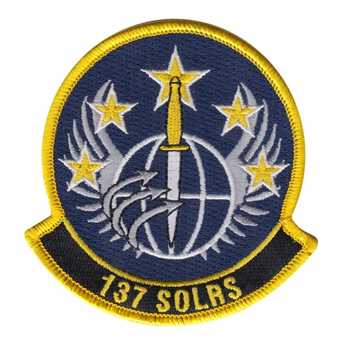 137 SOLRS ANG Oklahoma Air National Guard U.S. Air Force Custom Patches