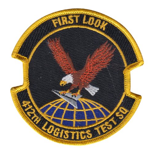 412 LTS Edwards AFB, CA U.S. Air Force Custom Patches