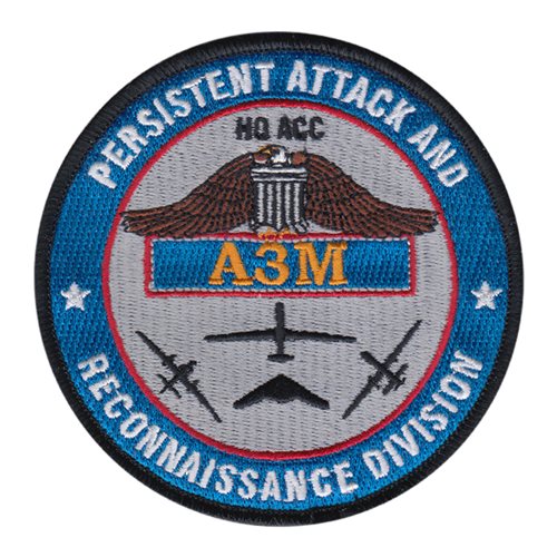 HQ ACC A3M HQ ACC A3 HQ ACC Staff Langley AFB, VA U.S. Air Force Custom Patches
