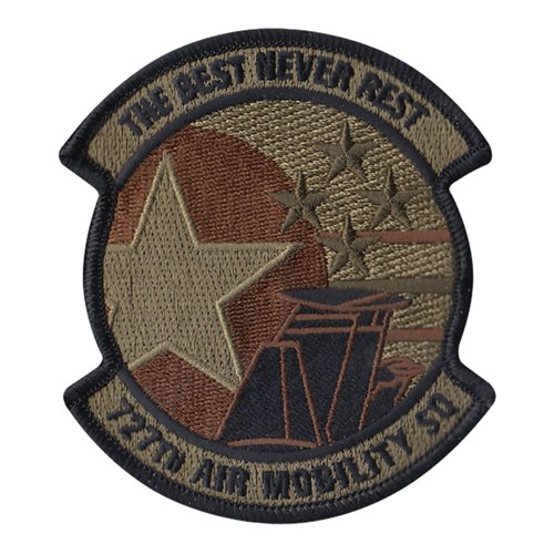 727 AMS Ramstein AB U.S. Air Force Custom Patches