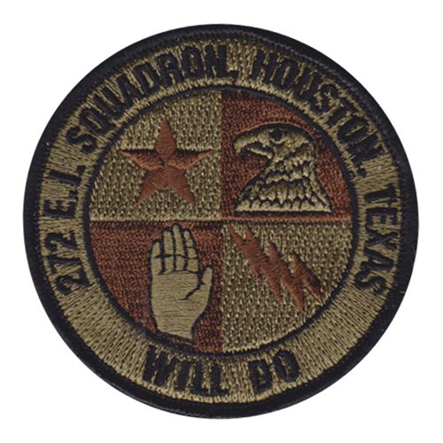 272 EIS ANG Texas Air National Guard U.S. Air Force Custom Patches
