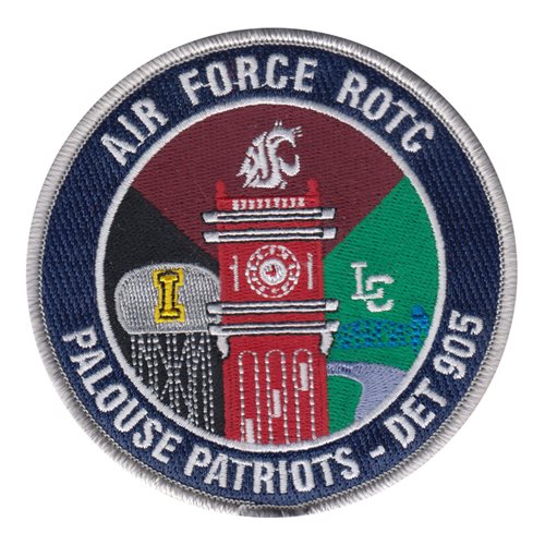 AFROTC Det 905 Washington State University Air Force ROTC ROTC and College Patches Custom Patches