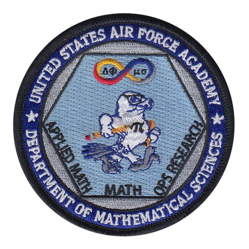 USAFA Department of Mathematical Sciences USAF Academy U.S. Air Force Custom Patches