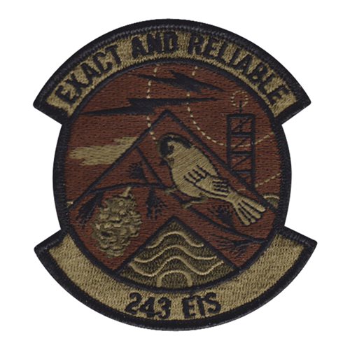 243 EIS ANG Maine Air National Guard U.S. Air Force Custom Patches