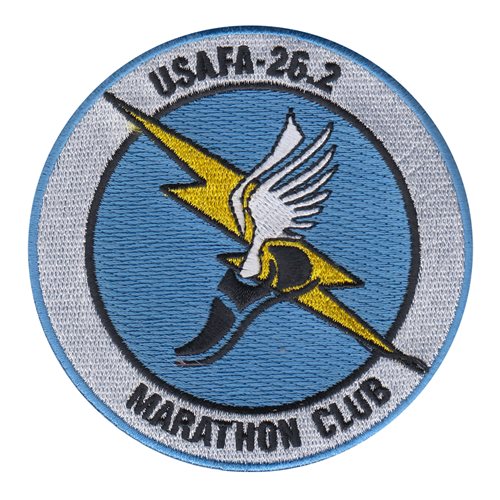 USAFA Marathon Club Team USAF Academy U.S. Air Force Custom Patches