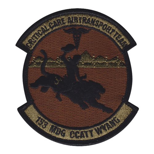 153 MDG ANG Wyoming Air National Guard U.S. Air Force Custom Patches