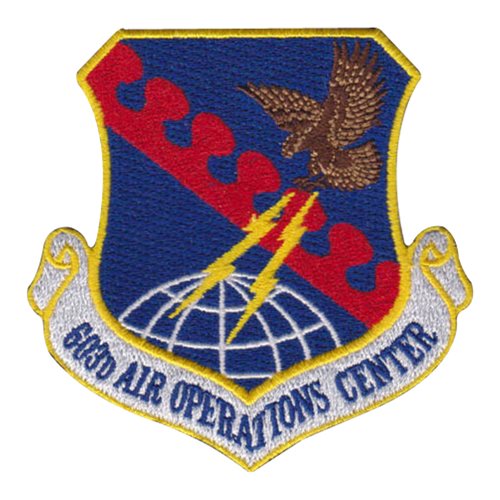 603 AOC Ramstein AB U.S. Air Force Custom Patches
