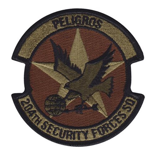 204 SFS ANG Texas Air National Guard U.S. Air Force Custom Patches