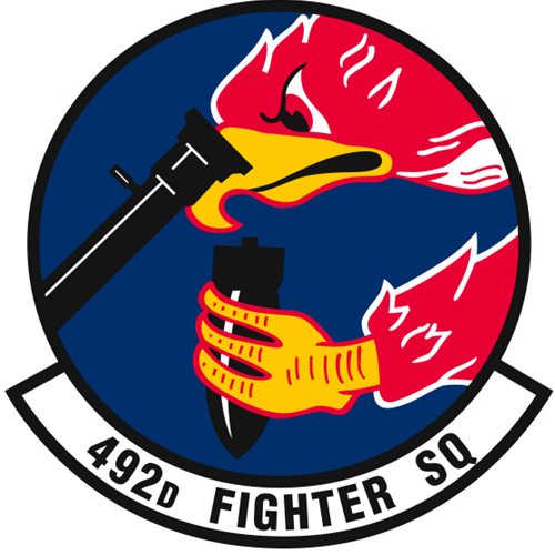 492 FS RAF Lakenheath, UK U.S. Air Force Custom Patches