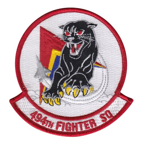 494 FS RAF Lakenheath, UK U.S. Air Force Custom Patches