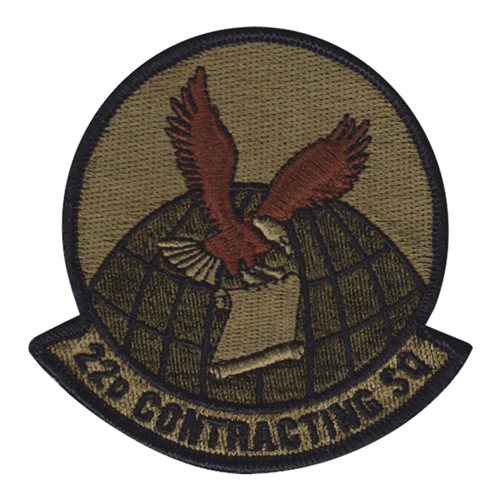 22 CONS McConnell AFB U.S. Air Force Custom Patches