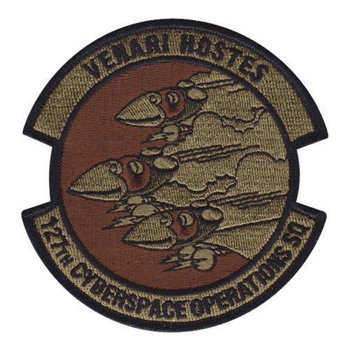 127 COS ANG Kansas Air National Guard U.S. Air Force Custom Patches