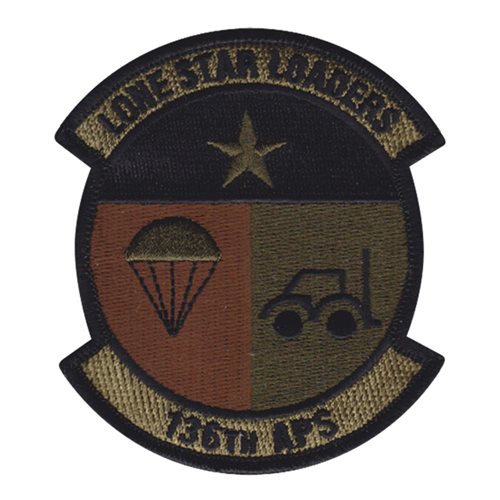 136 APS ANG Texas Air National Guard U.S. Air Force Custom Patches